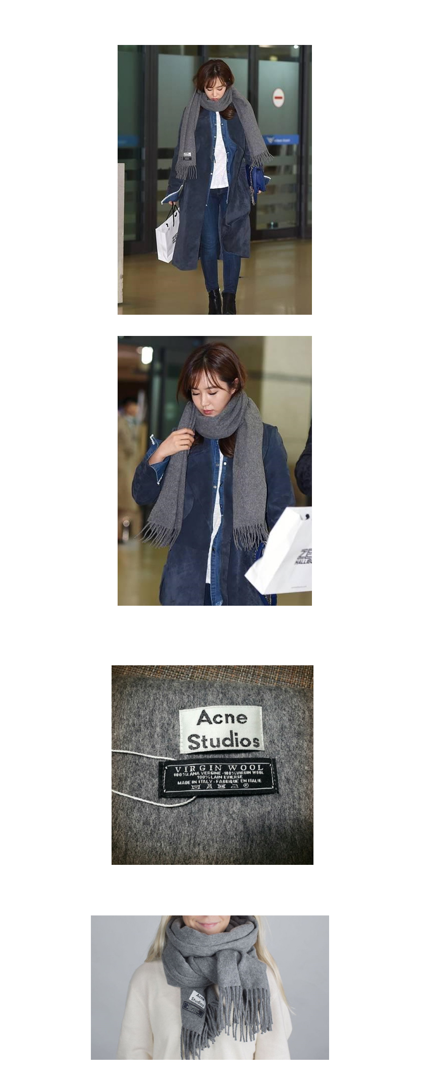 Arc Wool Muffler Luxury Scarf Cody Daily Look Shaw