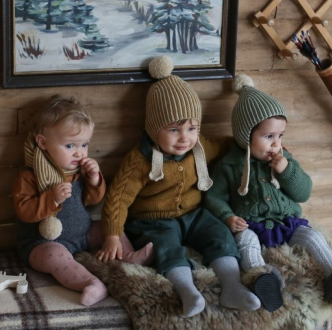 Northern European Beanie &amp Shawl 17FW winter ac