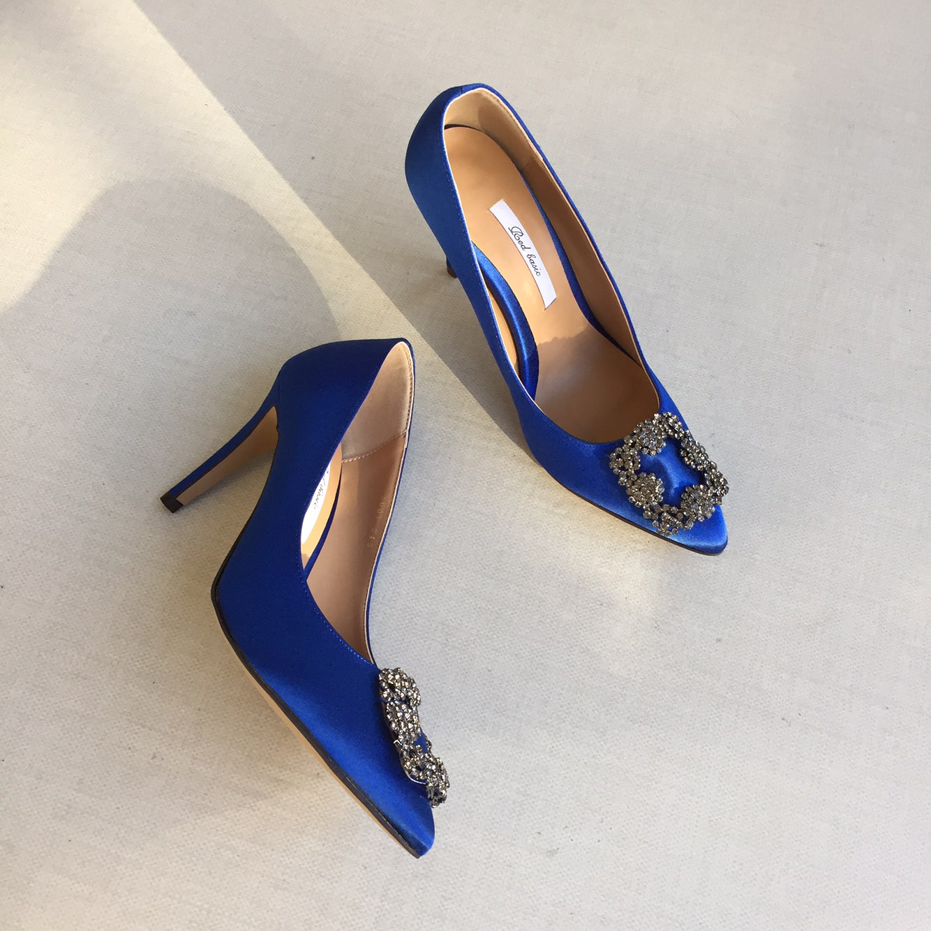 Handmade satin stiletto heel 9cm 5 color jewelry o