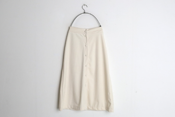 Button long skirt SUIA Unique new student coordina