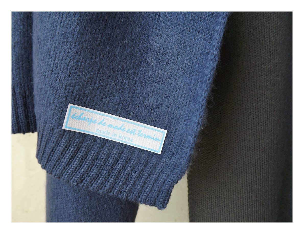 Basic Knit Muffler Winter Long Long-sleeved urban 