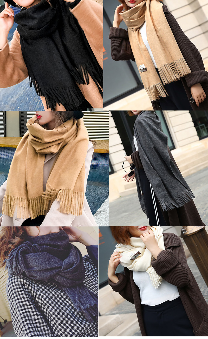 Cashmere muffler 9color shawl man couple winter gi