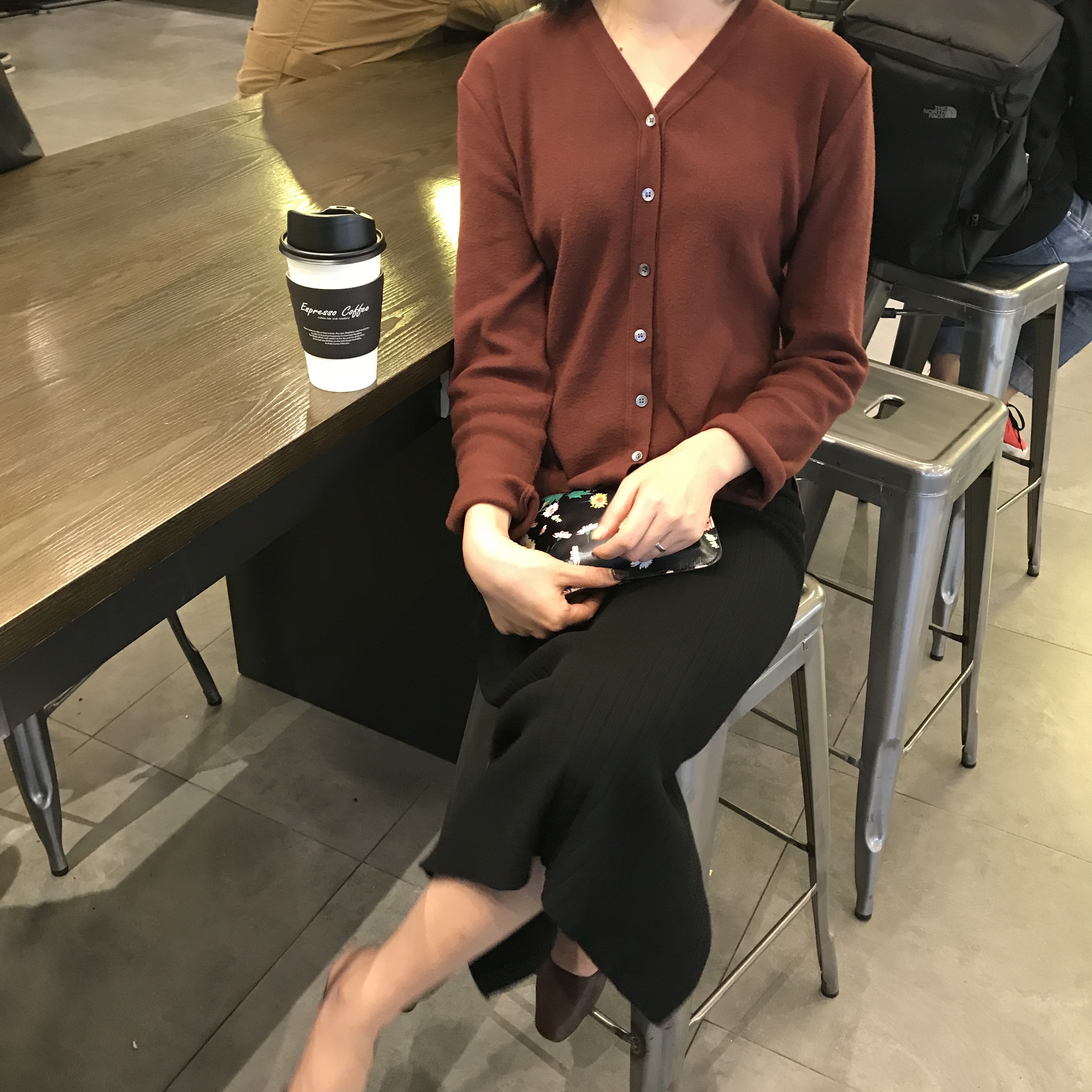 Knit Long Skirts Coordination Winter Fall