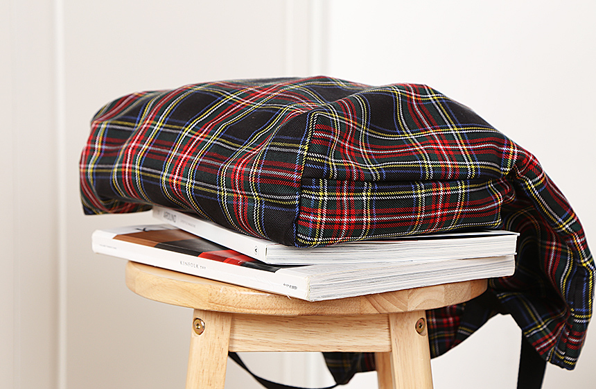 Handy Castle Tantan check eco-back Basic Laptop Co