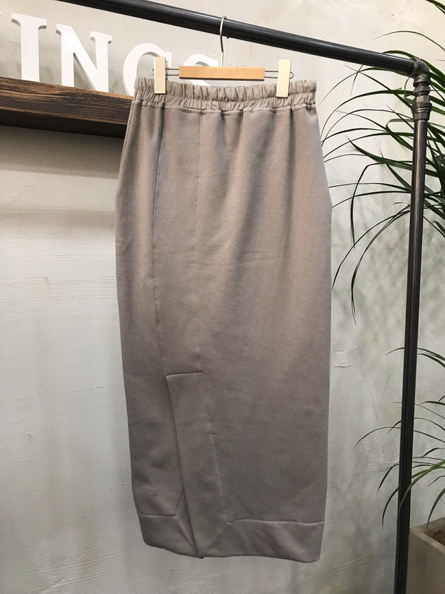Cotton bending long skirt 2 color 30 women's sh