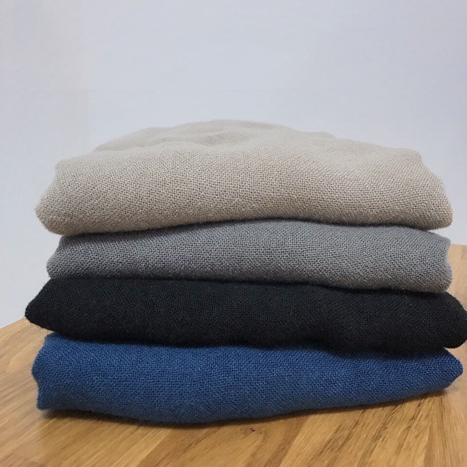 Unisex public muffler girl plain 4color Simple cle