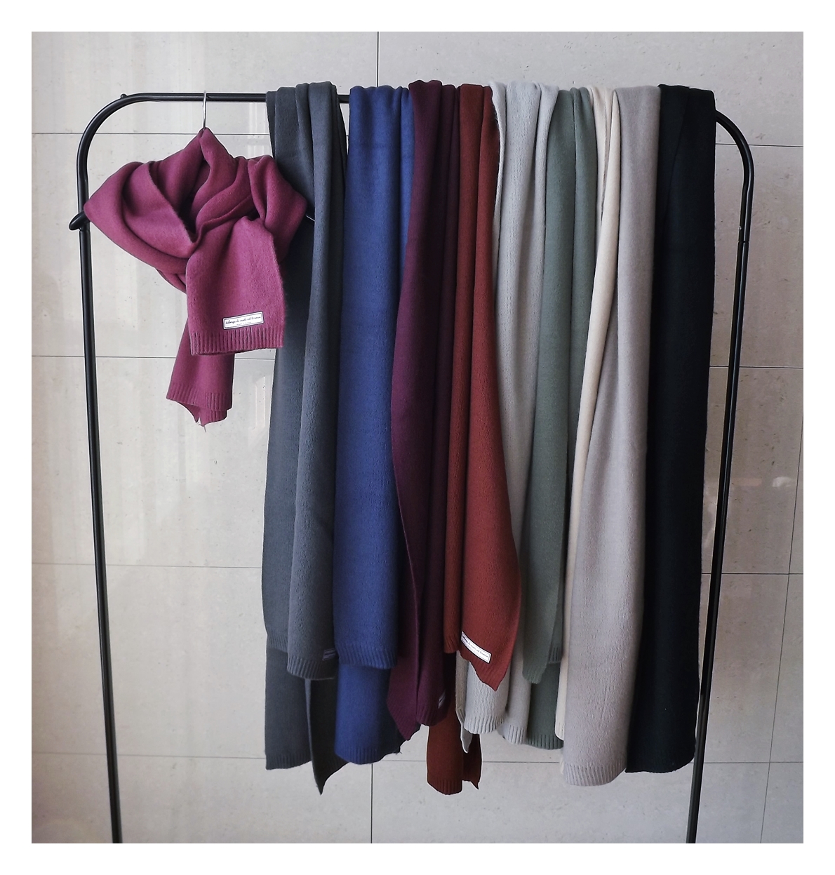 Long knit scarf 10color Women's shawl Soft wint