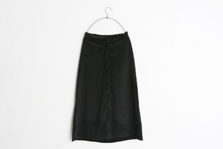 Button long skirt SUIA Unique new student coordina