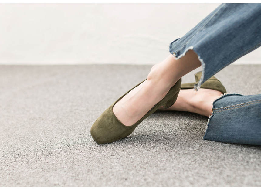 Square Square Shaft Simple Pumps 5.5cm Daily Shoe 
