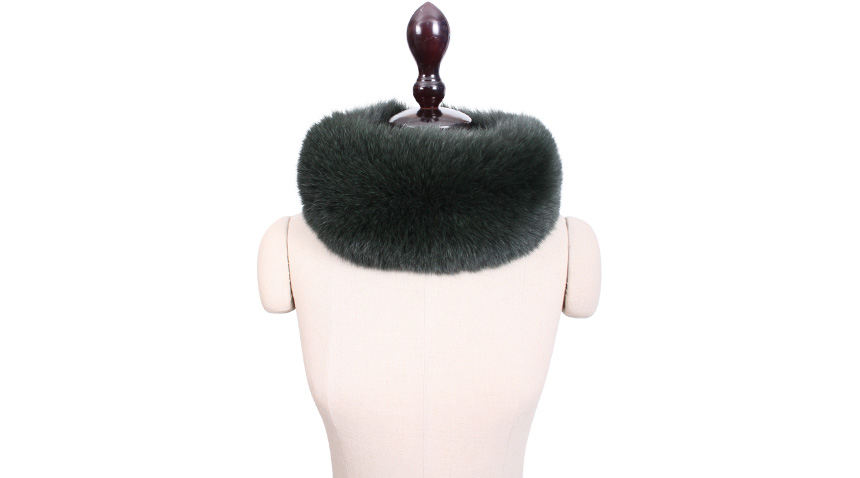 Ming Coming Nose Saga Fox Fur Muffler Mink Raccoon