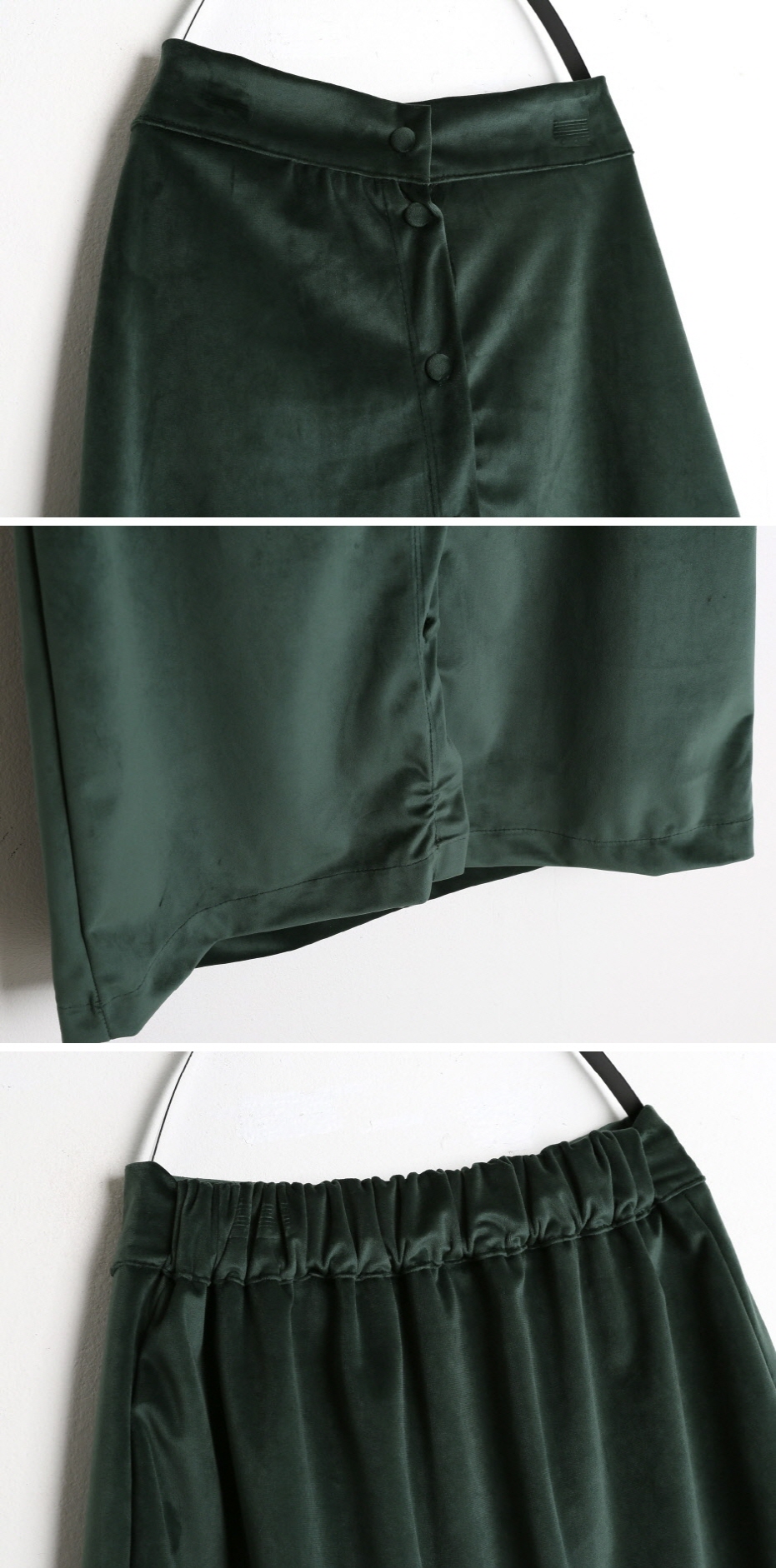 Button long skirt SUIA Unique new student coordina