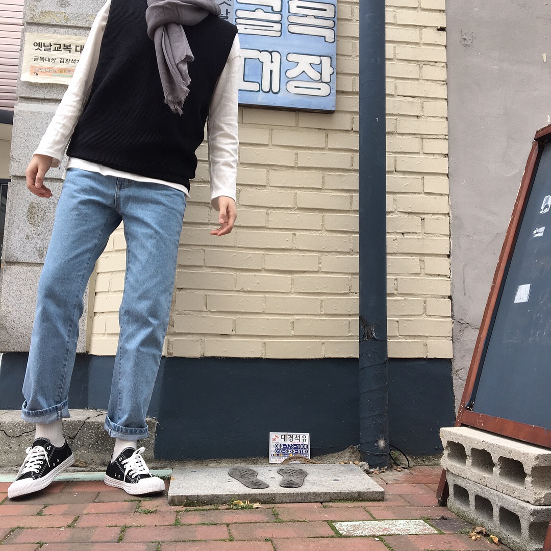 Unisex public muffler girl plain 4color Simple cle