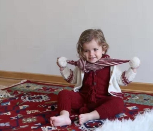 Northern European Beanie &amp Shawl 17FW winter ac