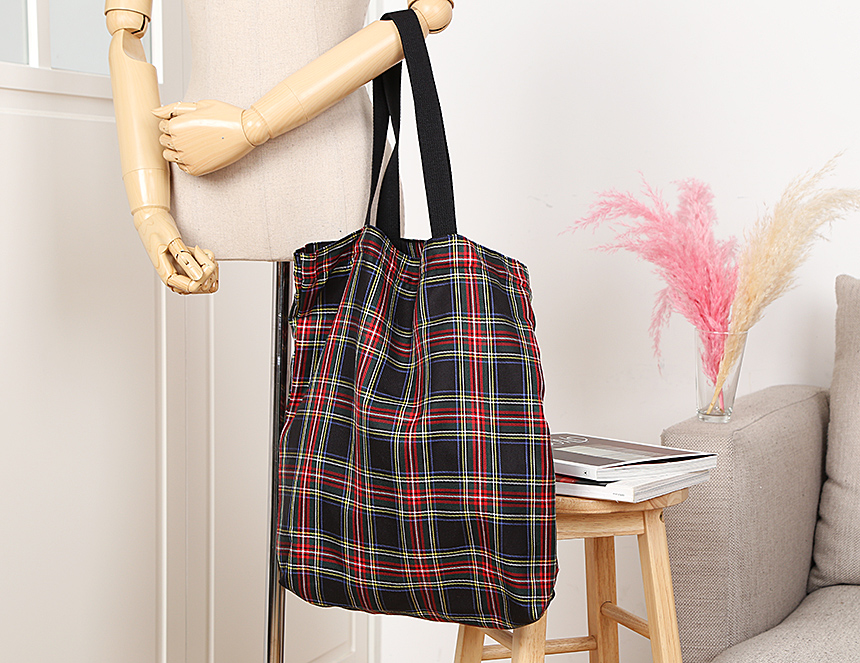 Handy Castle Tantan check eco-back Basic Laptop Co