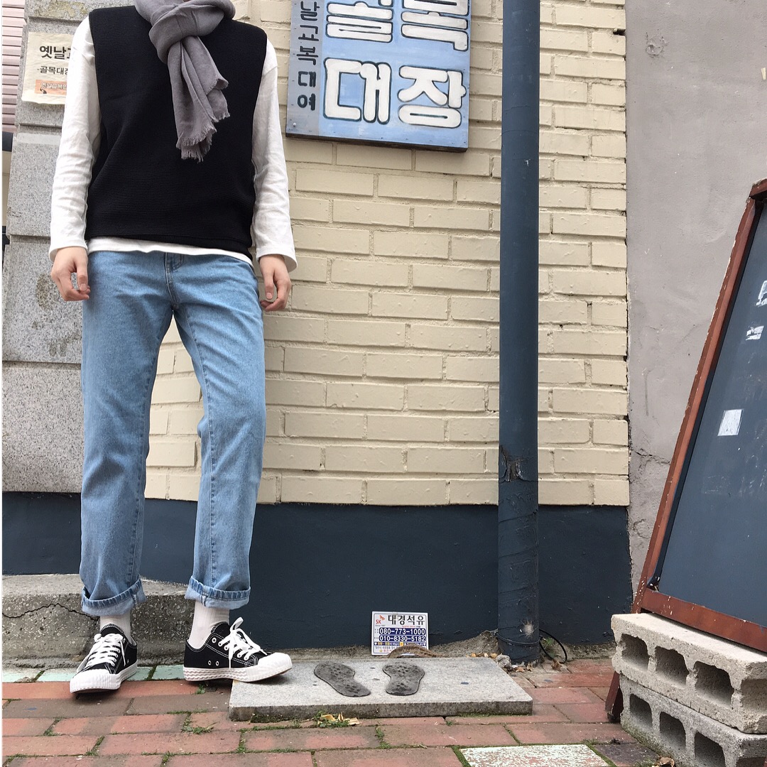 Unisex public muffler girl plain 4color Simple cle