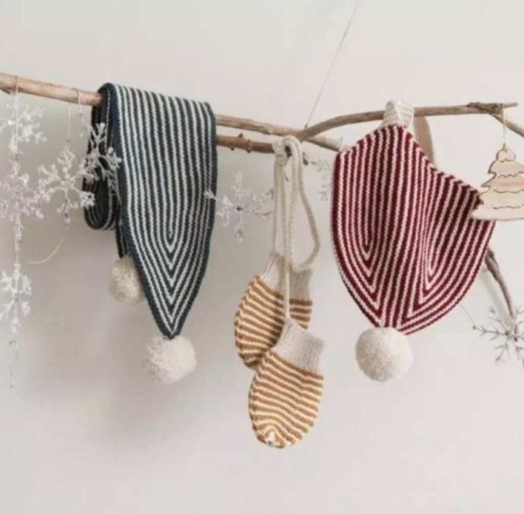 Northern European Beanie &amp Shawl 17FW winter ac