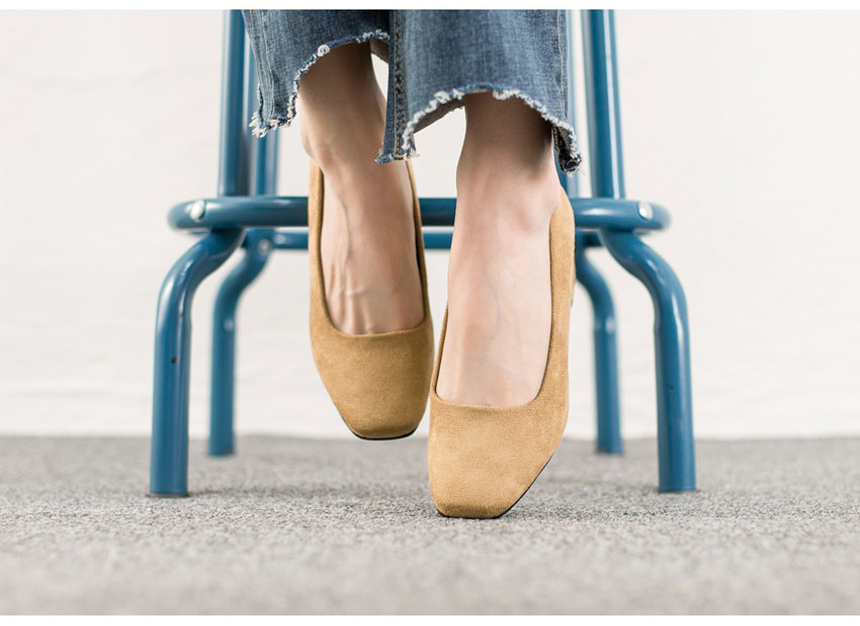 Square Square Shaft Simple Pumps 5.5cm Daily Shoe 