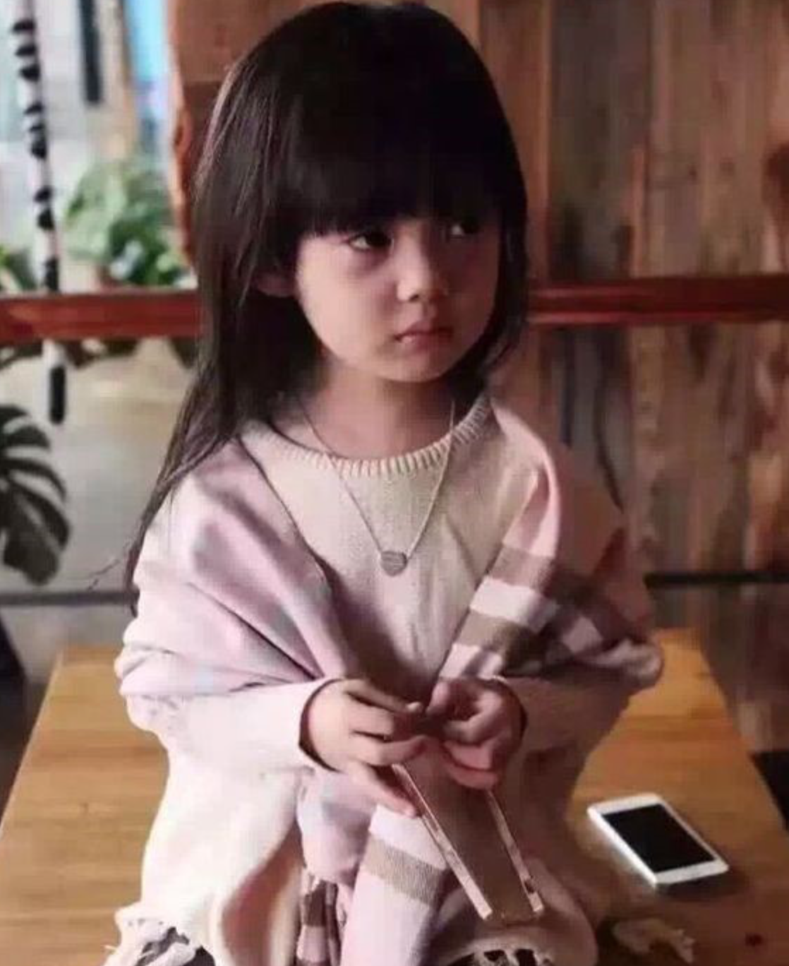 BB Check muffler 17FW winter accessories cashmere 