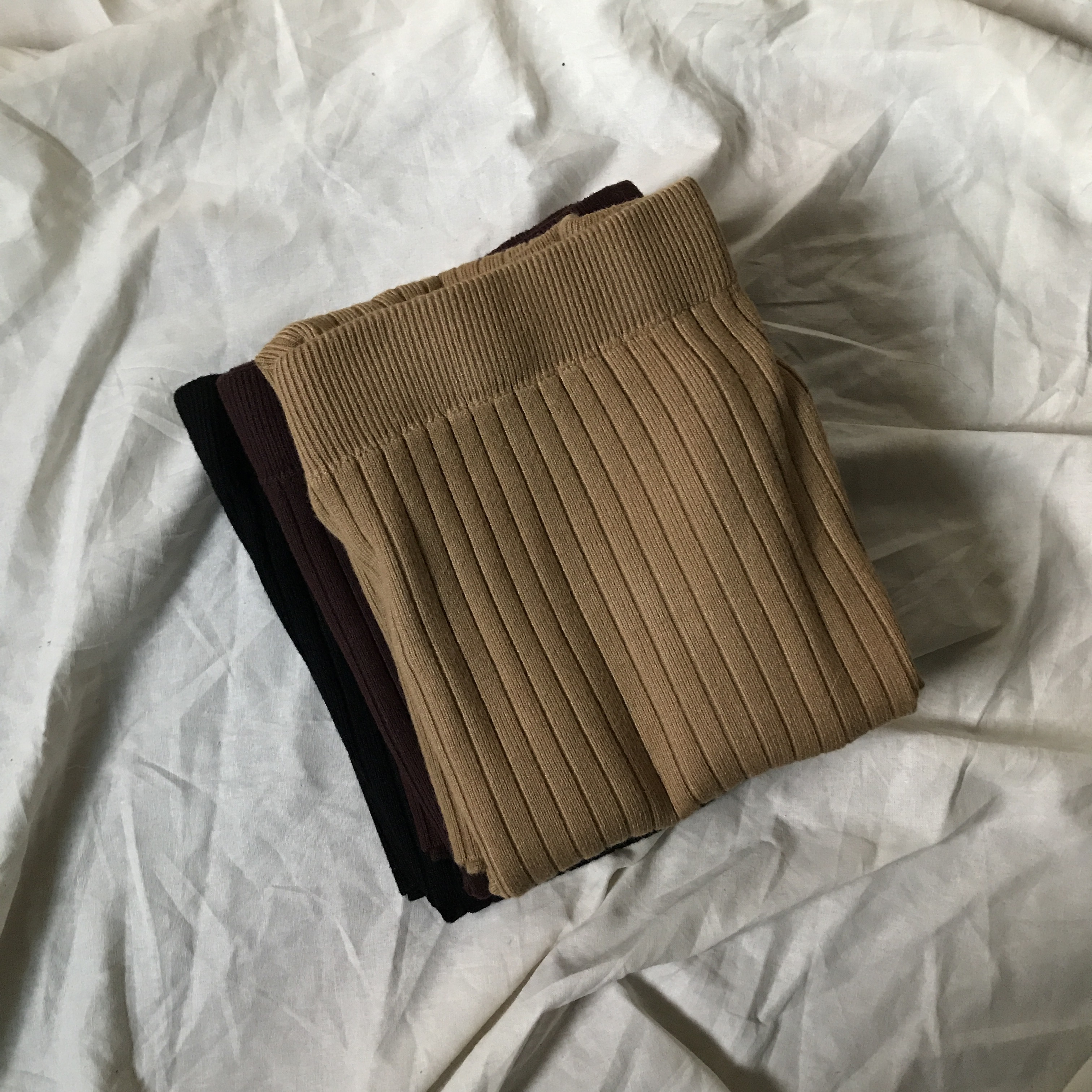 Knit Long Skirts Coordination Winter Fall