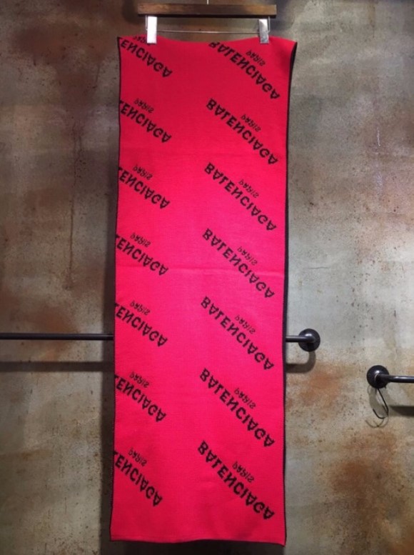 Big size wool muffler black, red winter daily fash