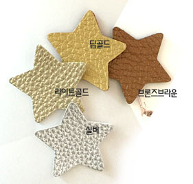 Hair Accessories Leather pearl pin L size DIY leat