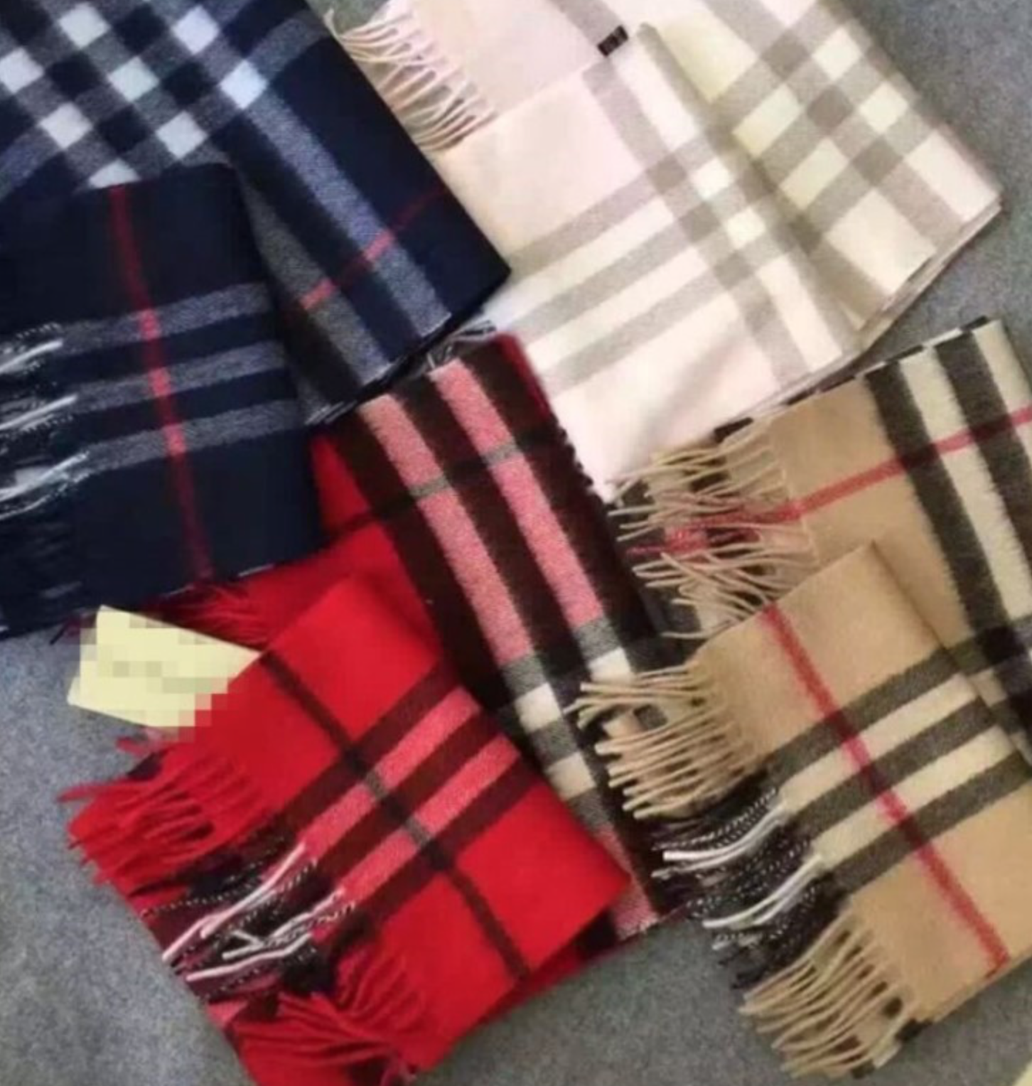 BB Check muffler 17FW winter accessories cashmere 