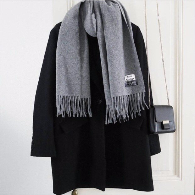 Unisex Akune Virgin wool muffler shoal combined _S