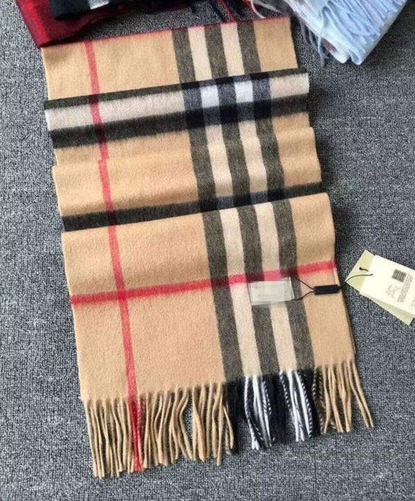 BB Check muffler 17FW winter accessories cashmere 