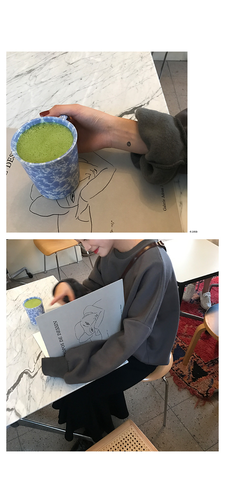 H Line Black hem ruffle Mermaid skirt h Long Long 