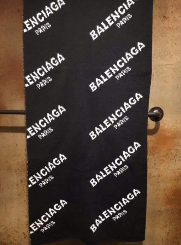 Big size wool muffler black, red winter daily fash