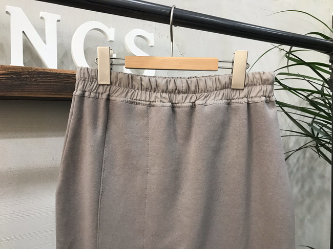 Cotton bending long skirt 2 color 30 women's sh