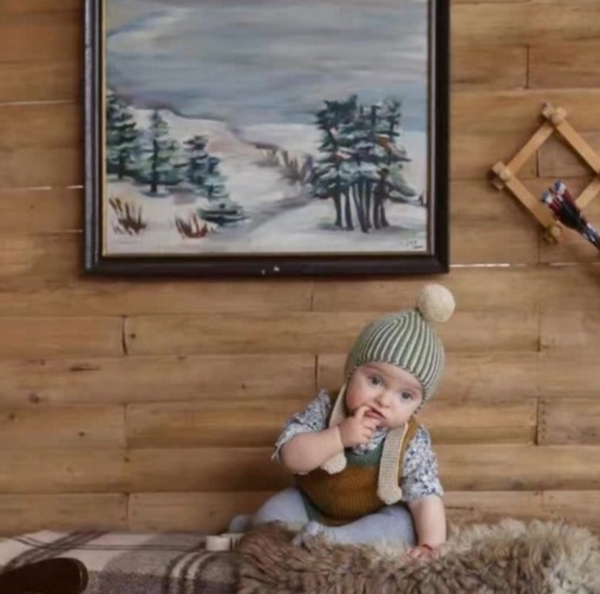 Northern European Beanie &amp Shawl 17FW winter ac