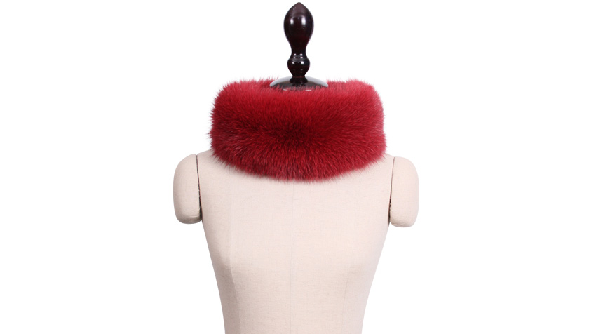 Ming Coming Nose Saga Fox Fur Muffler Mink Raccoon