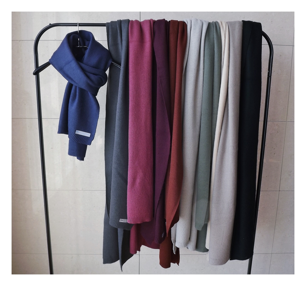 Long knit scarf 10color Women's shawl Soft wint