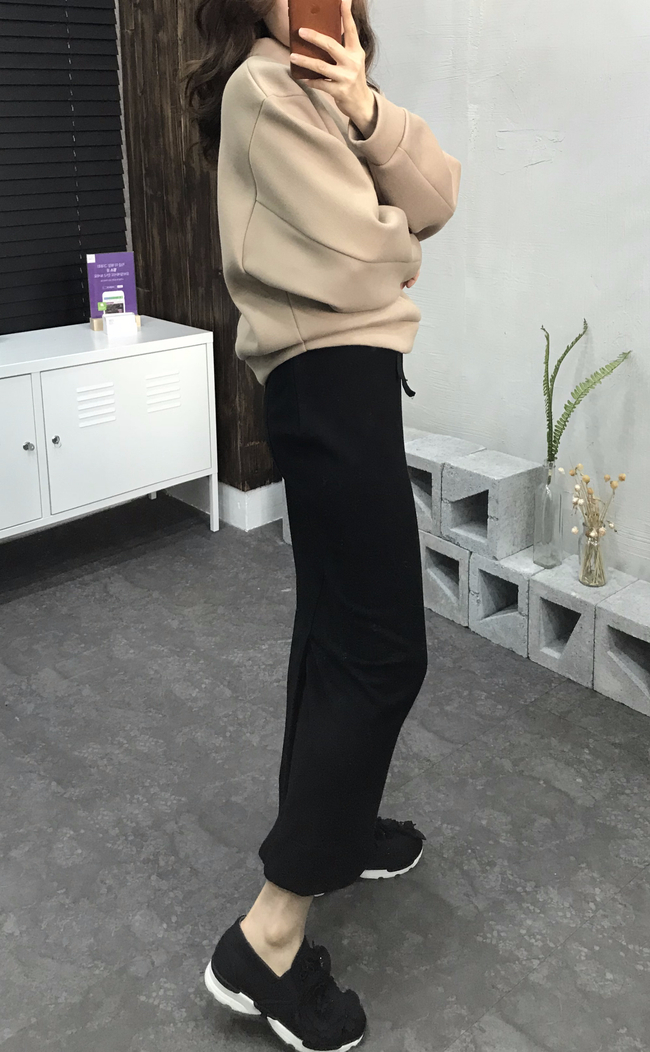 Cotton bending long skirt 2 color 30 women's sh