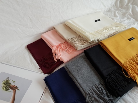 Cashmere 8-color muffler Autumn Winter Simple shaw