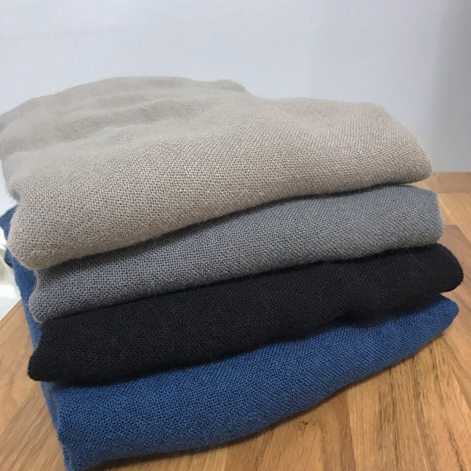 Unisex public muffler girl plain 4color Simple cle