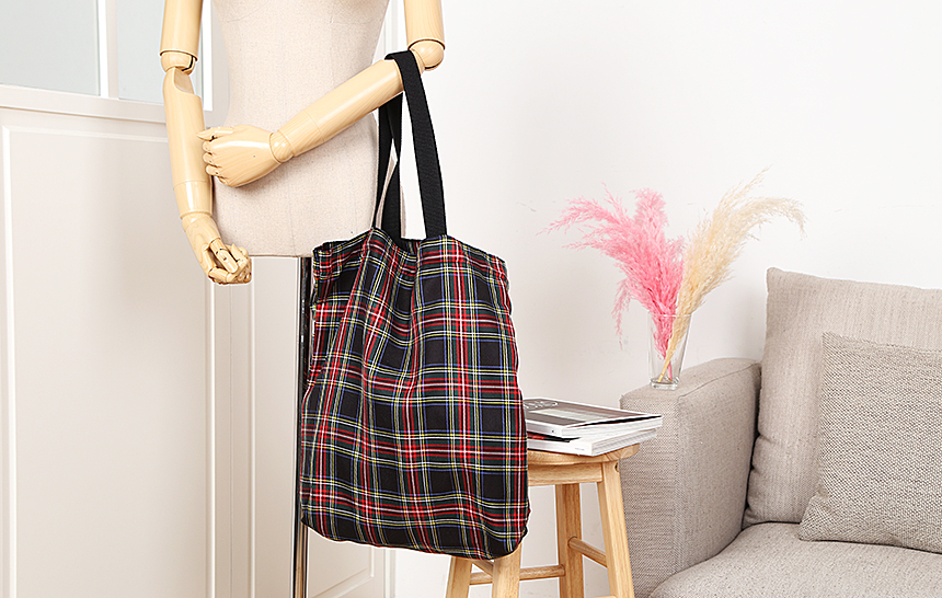 Handy Castle Tantan check eco-back Basic Laptop Co