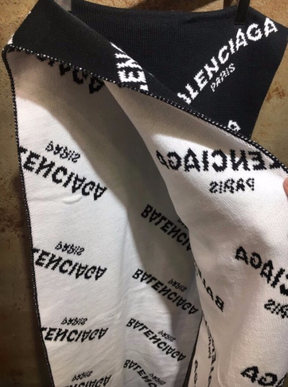 Big size wool muffler black, red winter daily fash