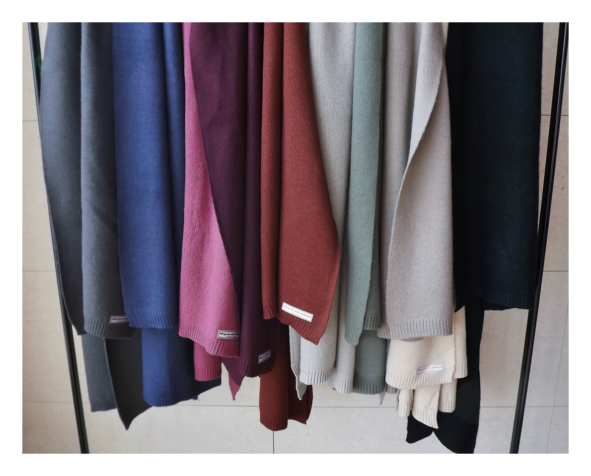 Long knit scarf 10color Women's shawl Soft wint