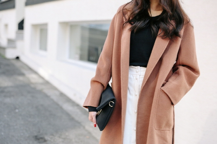 Button long skirt SUIA Unique new student coordina