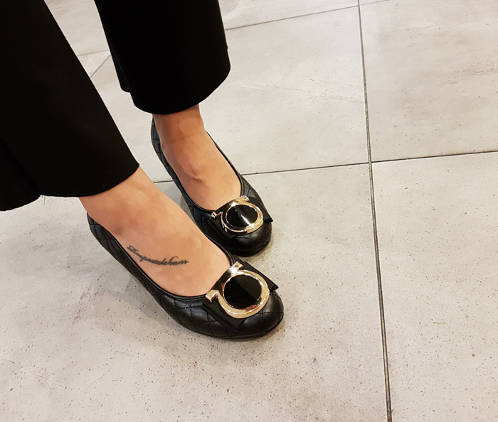 Ribbon collar Ribbon gauze Numbeam pumps Middle Wo