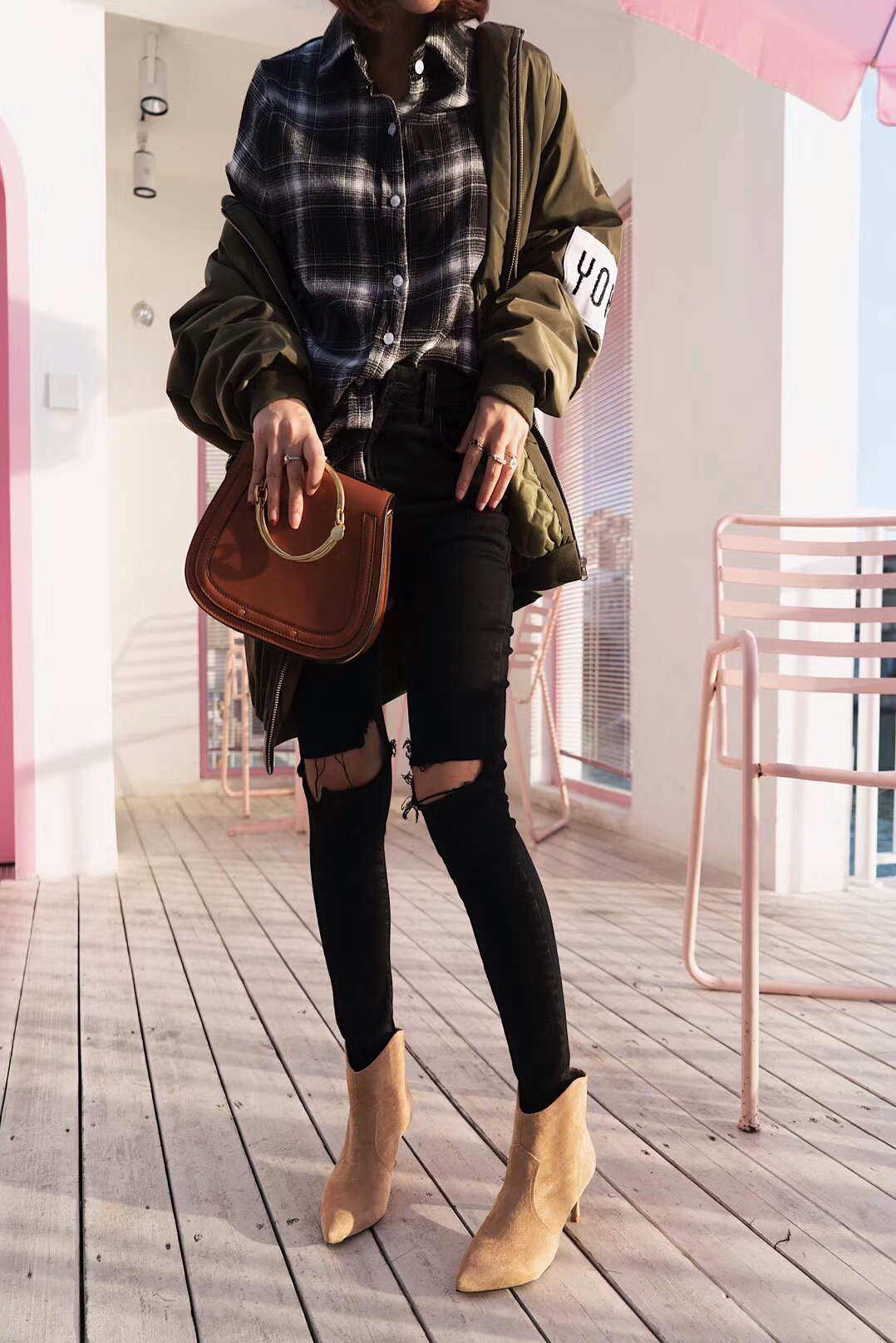 Basic Stiletto Suede Angle Boots 30 Women Winter A