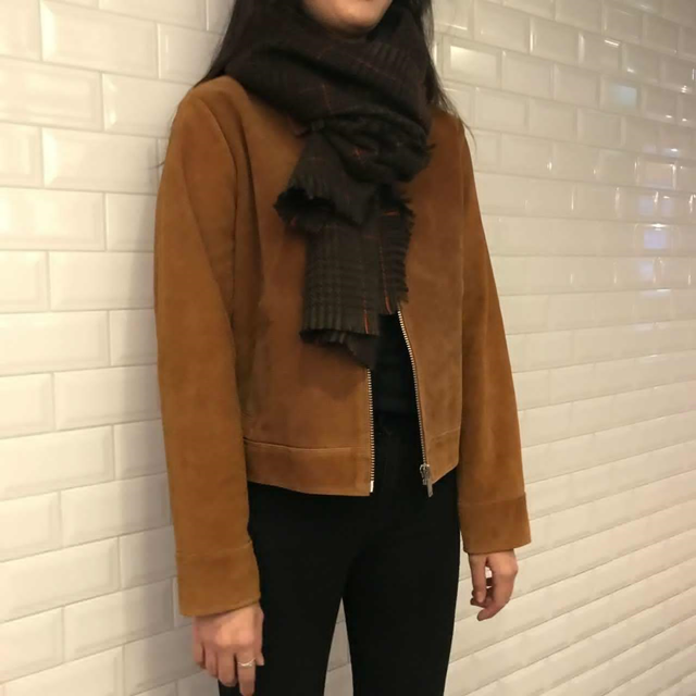 Hound Check Muffler Winter Shawl Pattern Big Size 