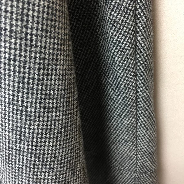 Check flare Pleated A-line long skirt 2color Herri