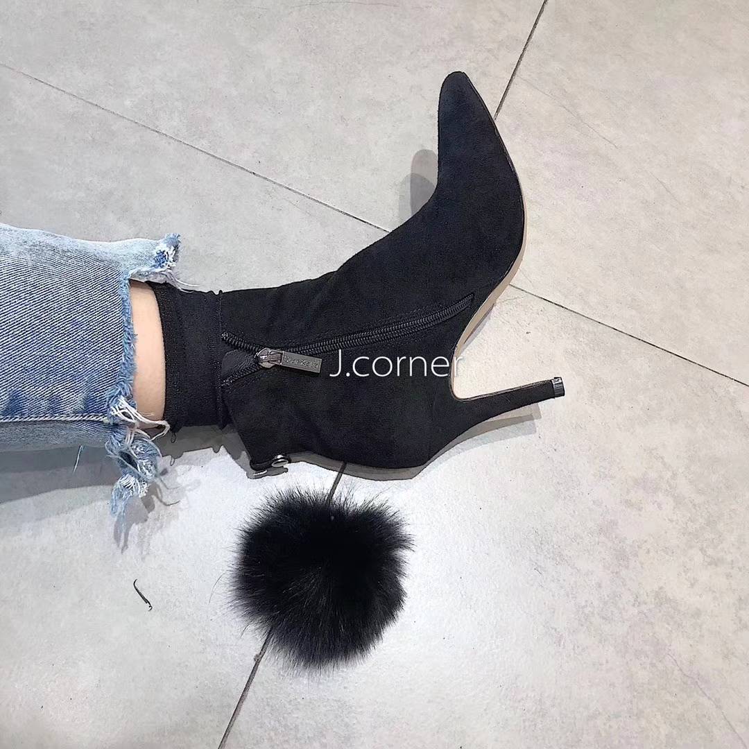 Suede Daily Bottom Angle Boots 30s Women Winter Au