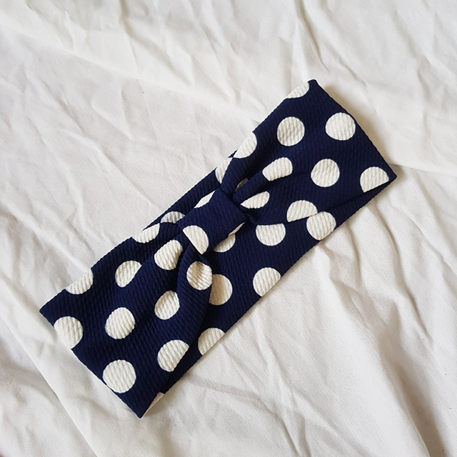 Hair Accessories Ribbon Dot Hair Band Women's H