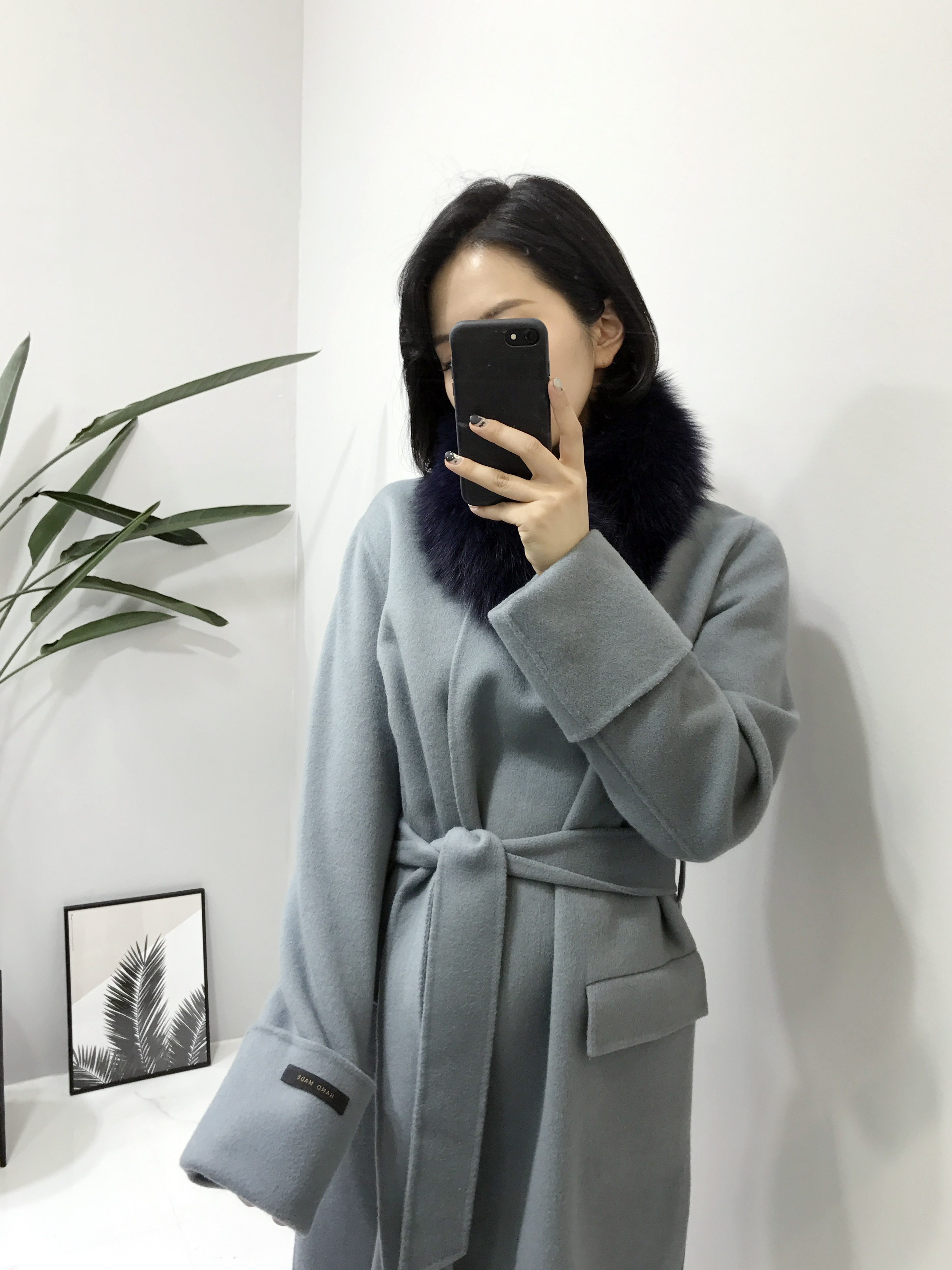 Free Shipping Premium Saga Fox Real Puff Muffler U