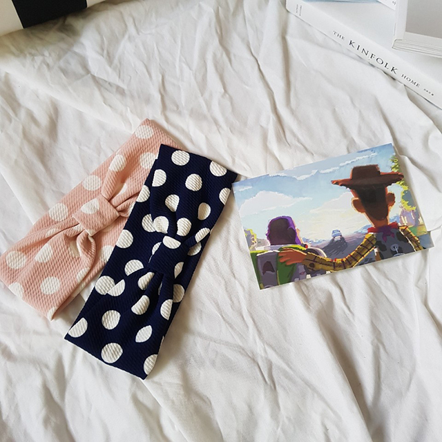 Hair Accessories Ribbon Dot Hair Band Women's H