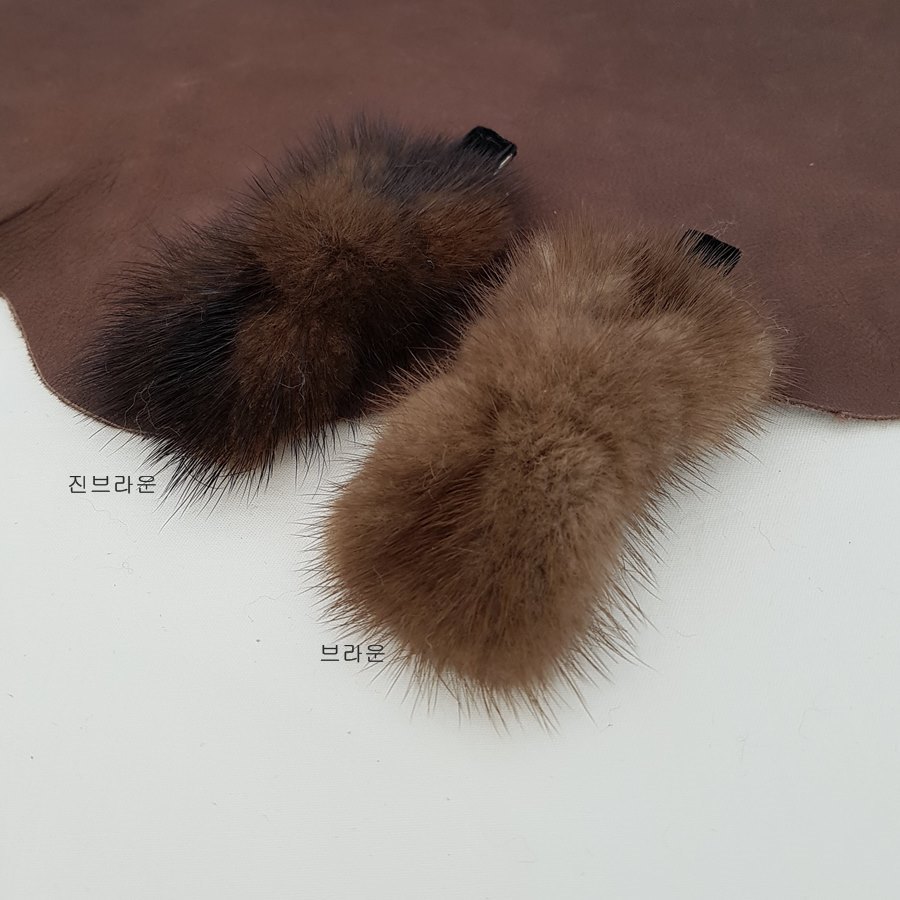 Hair Accessories Lovely Mink Ribbon Tongs Pin Poin
